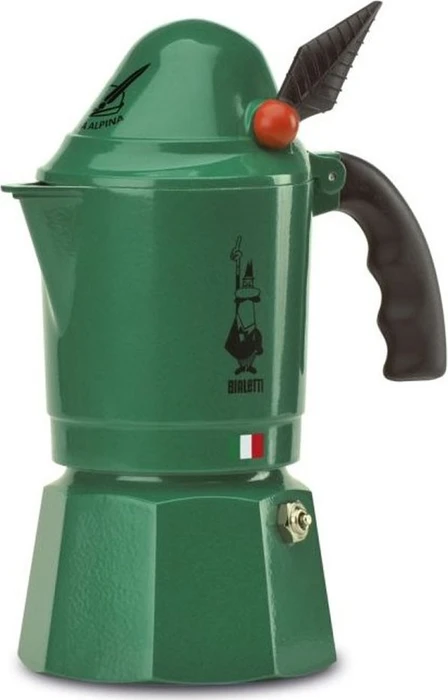 Bialetti Moka Alpina 3 Tassen Espressokanne