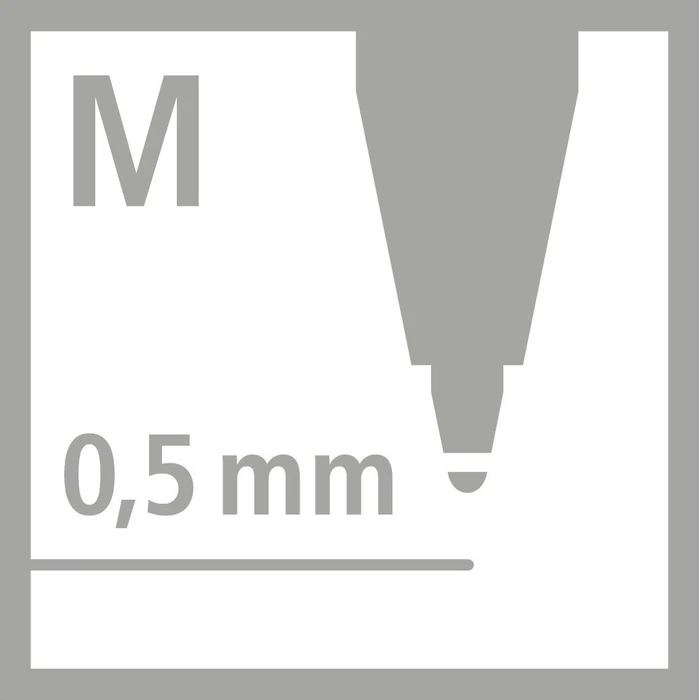 STABILO pointball Kugelschreiber grau/schwarz, 10er-Pack
