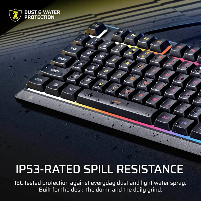 Corsair SKIFF 100, schwarz, LEDs RGB, USB, IT