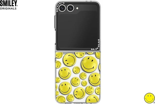 Samsung Slash B Slash Smiley Yellow Slim Impression Case für Galaxy Z Flip6