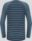 Odlo Active Warm Eco Stripes Funktionsshirt langarm provincial blue/dark sapphire (Junior) Vorschaubild