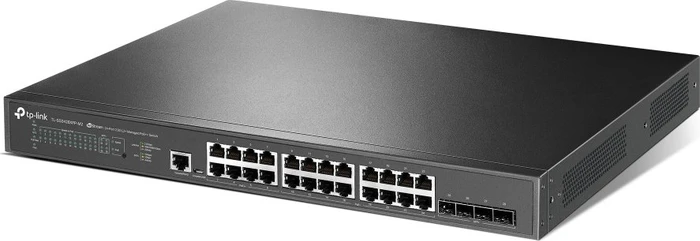 TP-Link SG3400 JetStream Rackmount 2.5G Managed Switch, 24x RJ-45, 4x SFP+, 500W PoE++