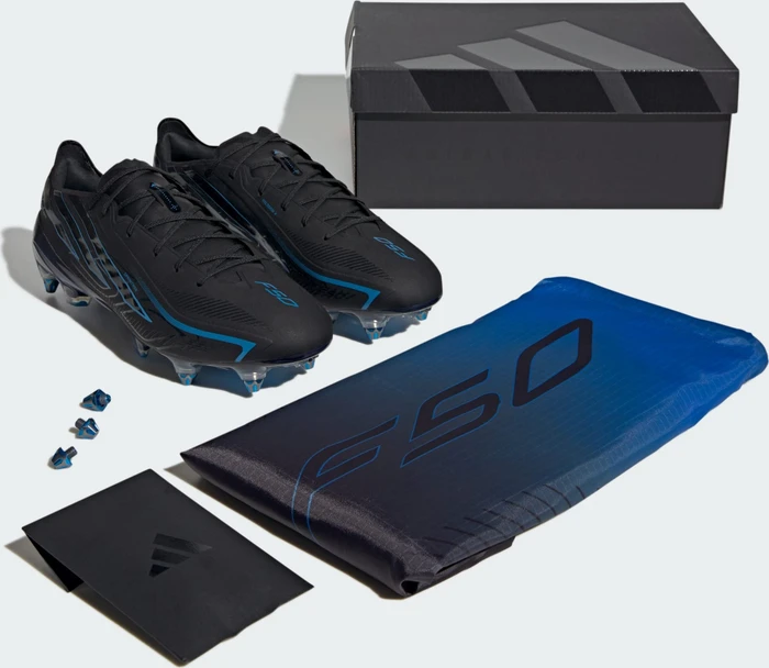 adidas F50 Hyperfast Elite SG core black/lucid ray blue