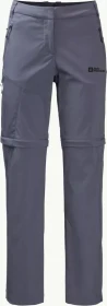 Jack Wolfskin Glastal Zip Away Zip-Off Hose lang dolphin (Damen)