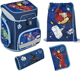 scooli Easy Fit Avengers Schultaschen-Set, 5-tlg.