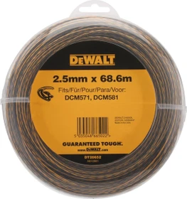 DeWalt DT20652 Trimmerfaden für Rasentrimmer, 2.5mm/68.6m