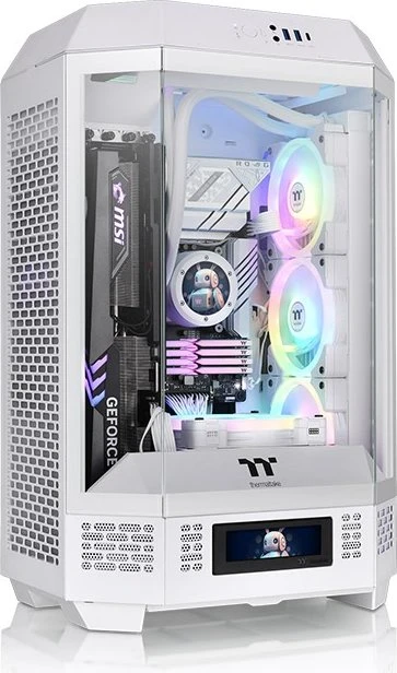 Thermaltake LCD Panel Kit 3.9" für Thermaltake The Tower 300/Thermaltake Ceres 330, Monitor Kit, schwarz