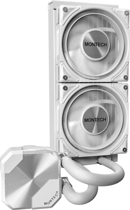 Montech HyperFlow Silent 240 White, weiß