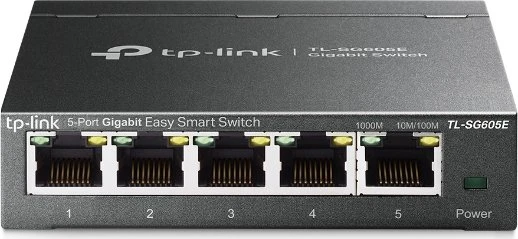 TP-Link TL-SG605E Desktop Gigabit Smart Switch, 5x RJ-45