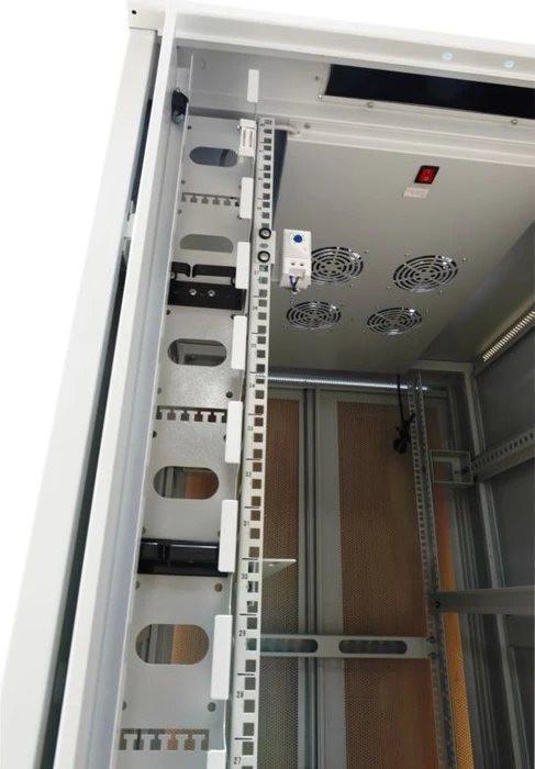 Allnet SNB 19" Wandschrank 32HE, Blechtür, IP20, RAL 7035, 1000mm tief