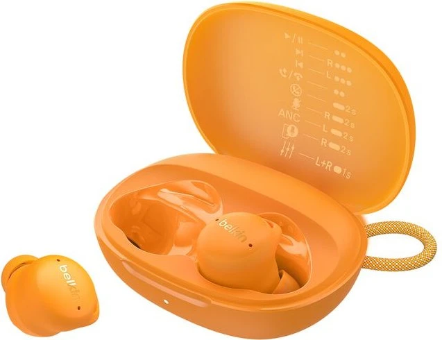 Belkin SoundForm Isolate Buds orange
