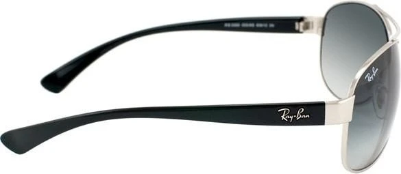 Ray-Ban RB3386 63mm silver-black/grey gradient