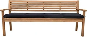 Grasekamp Sitzauflage 191x46x8cm anthrazit
