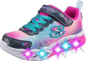 Skechers Flutter Heart Lights - Simply Love blau/mehrfarbig (Junior)