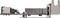 SilverStone SAS Slotblech, 1x SFF-8087 auf 1x SFF-8088, low profile Vorschaubild