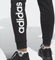 adidas Essentials Linear French Terry Cuffed Trainingshose lang schwarz/weiß (Damen) Vorschaubild