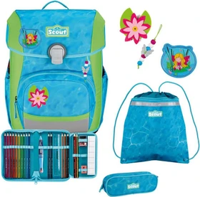 Scout Scout Neo DIN Water Lily Schultaschen-Set, 4-tlg.