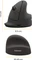 Fellowes Breyta Vertical Mouse, medium, schwarz, USB/Bluetooth Vorschaubild