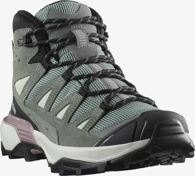 Salomon X Ultra 360 Leather Mid GTX green milieu/sedona sage/nirvana (Damen)