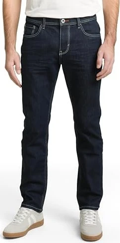Tom Tailor Marvin Straight Jeans rinsed blue denim (Herren)