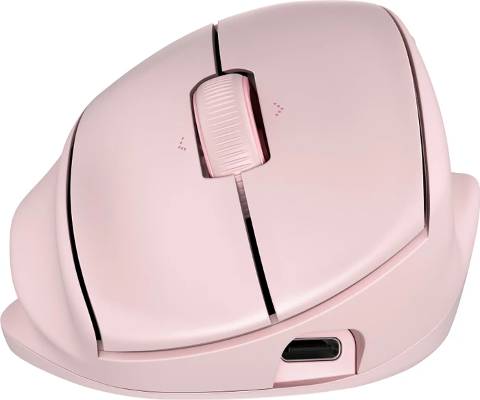 HP 720M Tilt Ergonomic Mouse rosa, USB/Bluetooth