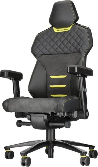 Backforce One Plus Gamingstuhl, schwarz/gelb