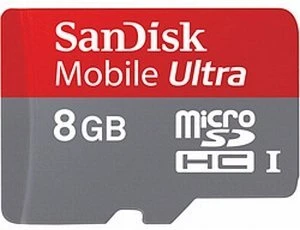 SanDisk Ultra R30 8GB Kit, Class 6