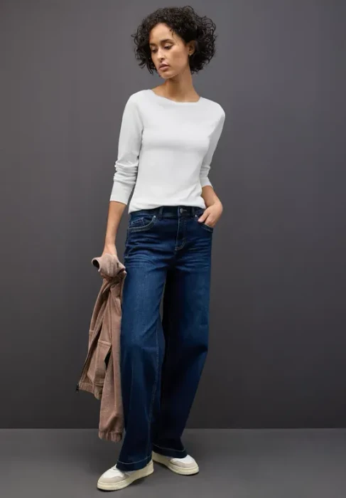 Street One Basic Shirt langarm (Damen)
