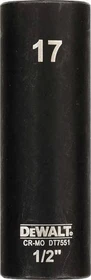 DeWalt DT7551 Außensechskant Steckschlüssel 1/2", 17x78mm