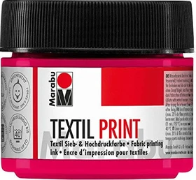 Marabu Print Textilfarbe, primärmagenta, 100ml