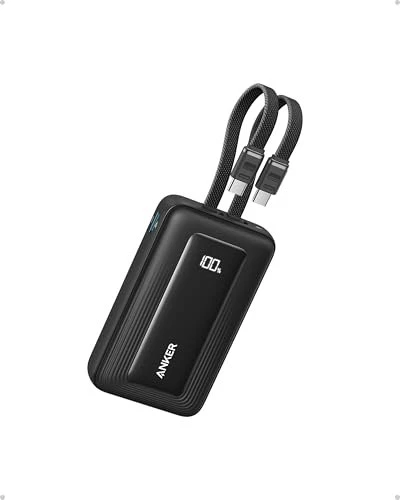 Anker Zolo Power Bank (20K, Built-In USB-C) schwarz