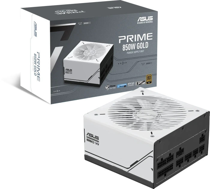 ASUS PRIME Gold, AP-850G-SI, schwarz/weiß, 850W, ATX 3.0