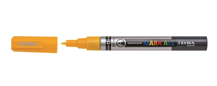 Lyra Graduate Mark All Permanentmarker 0.7mm gelb