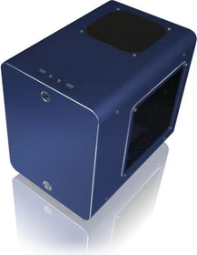Raijintek Metis Plus, blau, Acrylfenster, Mini-ITX