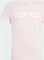 adidas Essentials Linear Logo Cotton Slim Fit T-Shirt kurzarm sandy pink/white (Junior) Vorschaubild