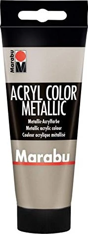 Marabu Acryl Color Acrylfarbe, taupe metallic, 100ml