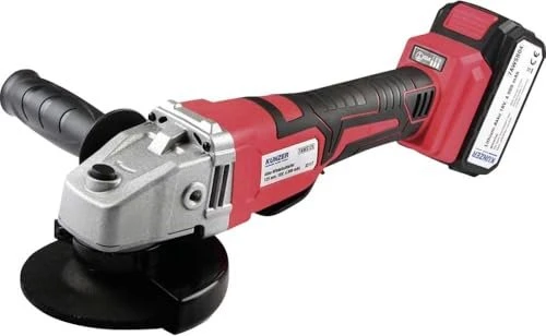 Kunzer 7AWS125 Akku-Winkelschleifer inkl. Koffer + Akku 4.0Ah
