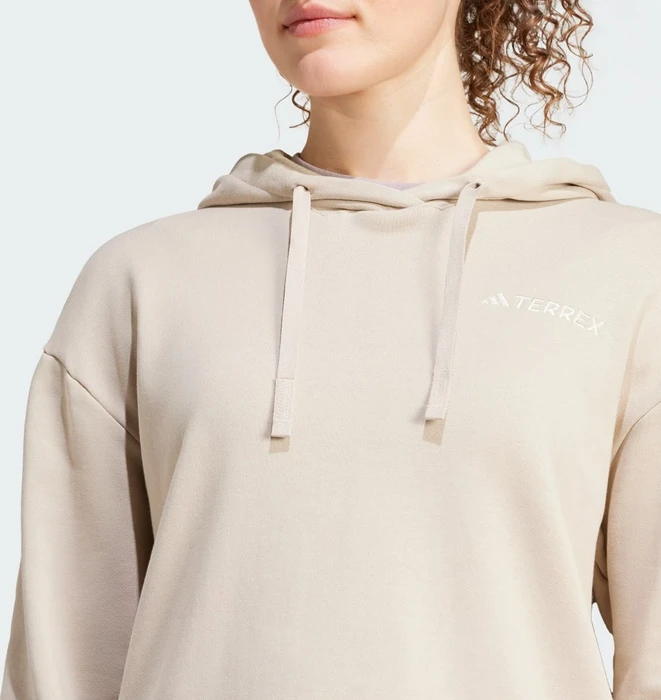 adidas Terrex Logo Hoodie wonder beige (Damen)