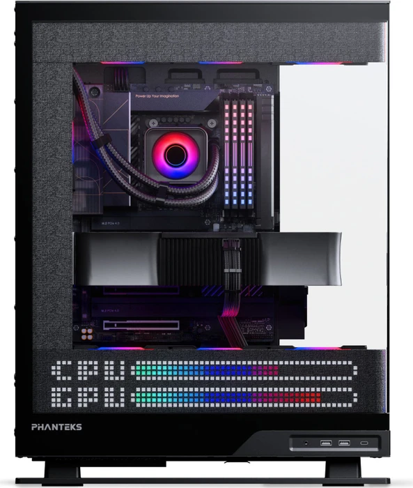 Phanteks Evolv X2 Matrix, schwarz, Glasfenster