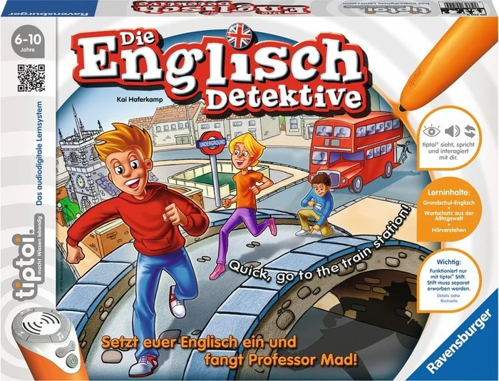 Ravensburger tiptoi Spiel: Die Englisch-Detektive