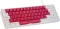 Gamiac TKL69G Gaming Keyboard, weiß/rot, LEDs RGB, Kailh RED, USB, ND Vorschaubild