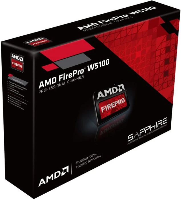 AMD FirePro W5100, 4GB GDDR5, 4x DP