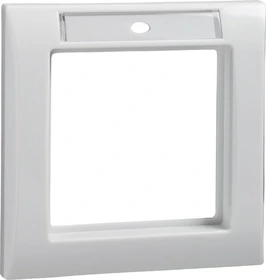 Schneider Electric ELSO Joy Rahmen 1-fach mit Schriftfeld waagrecht, reinweiß