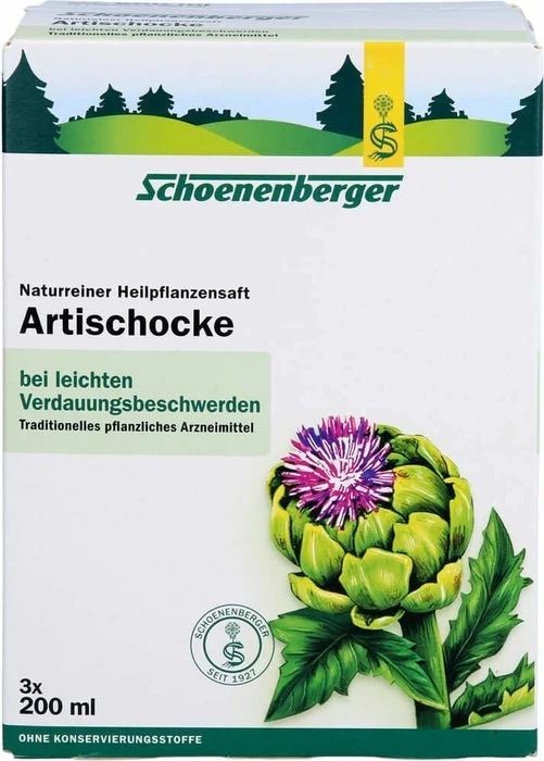 Salus Schoenenberger Artischocke Pflanzensaft, 600ml (3x 200ml)