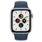Apple Watch SE (GPS + Cellular) 44mm silber mit Sportarmband abyssblau Vorschaubild