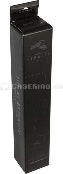 Glorious G-P-STEALTH XL Extended Mauspad, 610x360mm, Stealth Edition, schwarz
