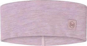 Buff Solid Merino Wide Stirnband solid lilac sand