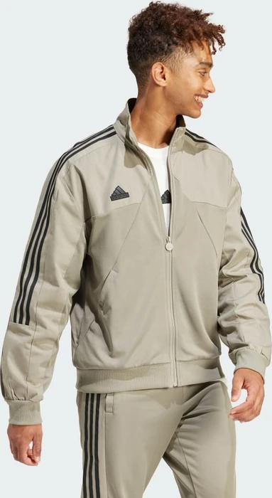 adidas Tiro Material Mix Trainingsjacke silver pebble (Herren)