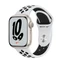 Apple Watch Nike Series 7 (GPS) 41mm Aluminium Polarstern mit Sportarmband Pure Platinum/schwarz Vorschaubild