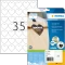 Herma Etiketten Premium Herz rund, 35mm, weiß, matt, 10 Blatt (350 Etiketten) Vorschaubild